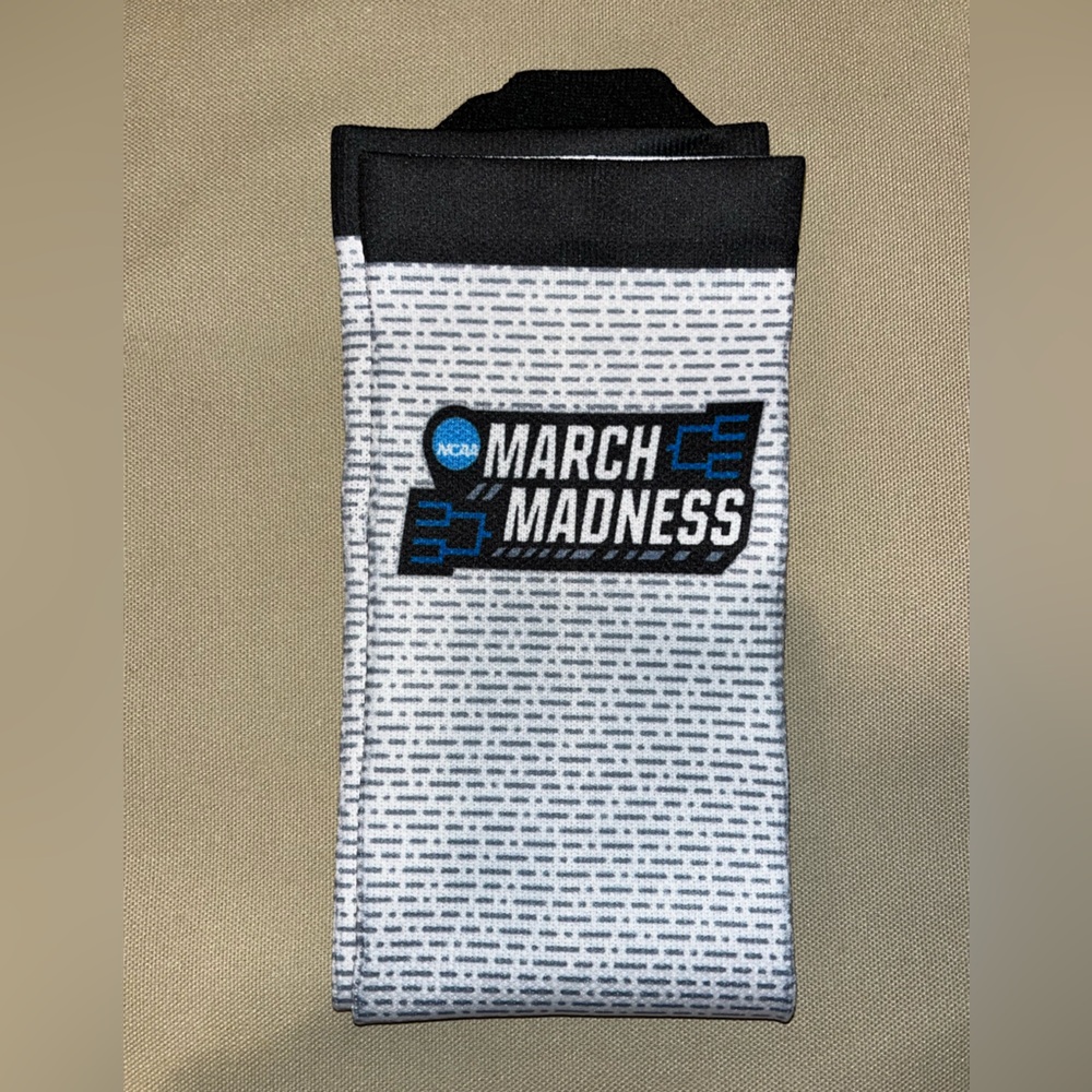 NCAA March Madness Athletic Socks - Sz Men:8-11 Women 9-12